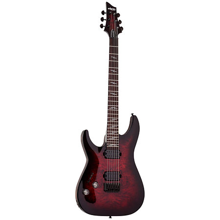 Omen Elite 6 Black Cherry Burst LH Schecter