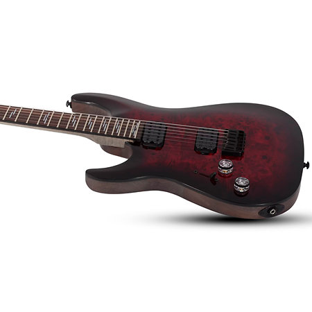 Omen Elite 6 Black Cherry Burst LH Schecter