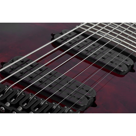 Omen Elite 8 Multi-scale Black Cherry Burst Schecter