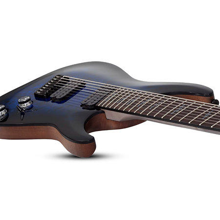 Omen Elite 8 Multi-scale See Thru Blue Burst Schecter