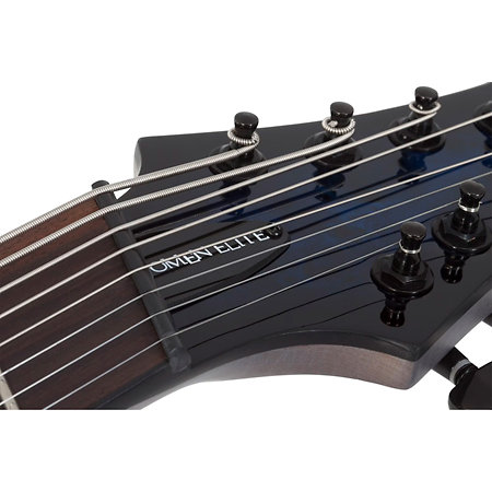 Omen Elite 8 Multi-scale See Thru Blue Burst Schecter