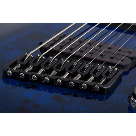 Omen Elite 8 Multi-scale See Thru Blue Burst Schecter