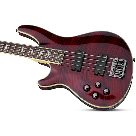 Omen Extreme-4 Black Cherry LH Schecter