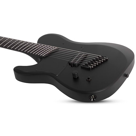 PT-7 Black multi-scale OPS Satin Black Open Pore LH Schecter