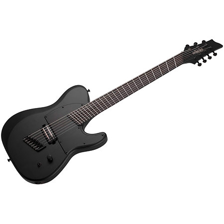 Schecter PT-7 Black multi-scale OPS Satin Black Open Pore