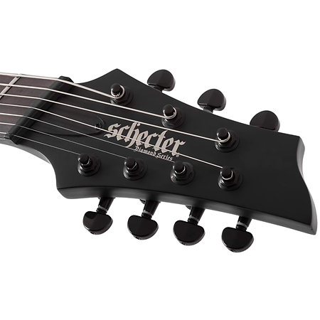 Schecter PT-7 Black multi-scale OPS Satin Black Open Pore