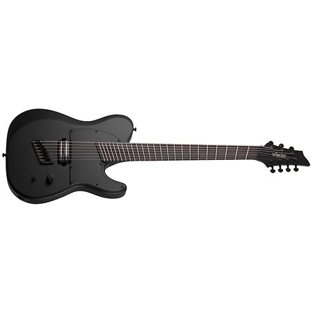 PT-7 Black multi-scale OPS Satin Black Open Pore Schecter