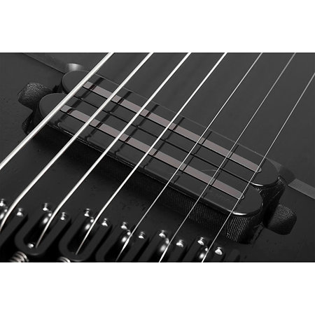 PT-7 Black multi-scale OPS Satin Black Open Pore Schecter