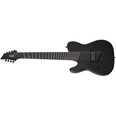 PT-8 Black multi-scale OPS Satin Black Open Pore LH Schecter