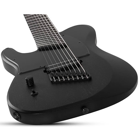 PT-8 Black multi-scale OPS Satin Black Open Pore LH Schecter