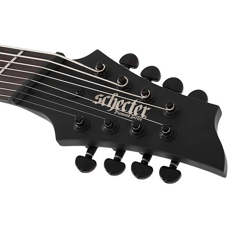 PT-8 Black multi-scale OPS Satin Black Open Pore Schecter