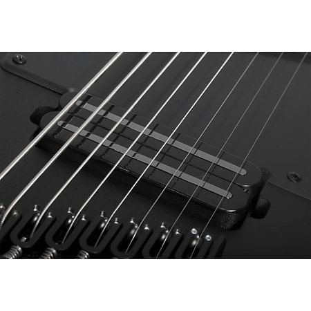 PT-8 Black multi-scale OPS Satin Black Open Pore Schecter