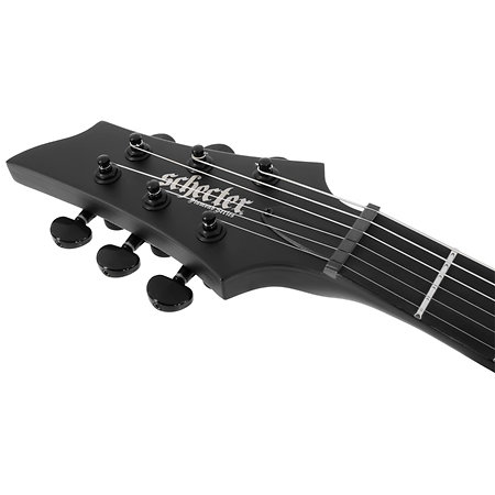 Schecter PT Black OPS Satin Black Open Pore LH