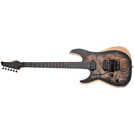 Reaper 6 FR Charcoal Burst LH Schecter