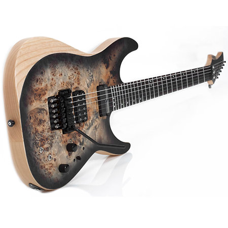 Reaper 6 FR Sustainiac Charcoal Burst LH Schecter