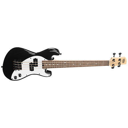 Solid Body U-Bass 4 cordes Black + housse Kala