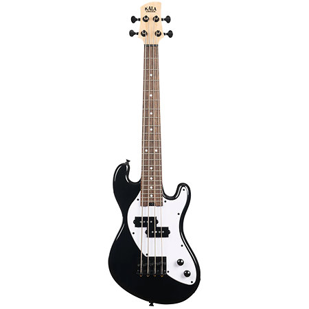 Solid Body U-Bass 4 cordes Black + housse Kala