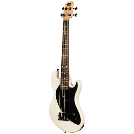 Solid Body U-Bass 4 cordes Cream + housse Kala