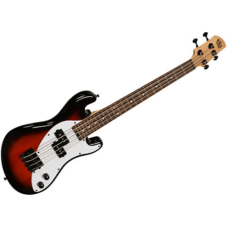 Kala Solid Body U-Bass 4 cordes Tobacco Burst + housse