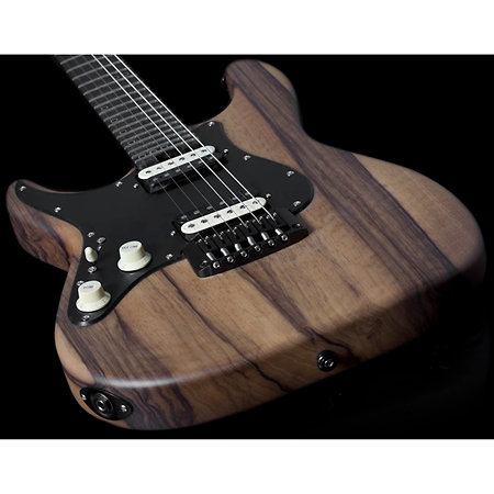 Sun Valley SS Exotic Hardtail Black Limba LH Schecter