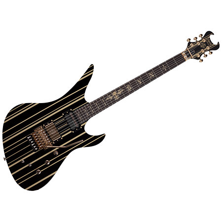 Schecter Synyster Gates Custom Floyd Sustainiac Black Gold