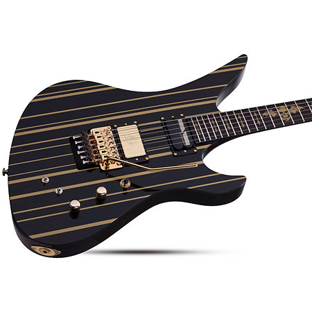 Synyster Gates Custom Floyd Sustainiac Black Gold Schecter