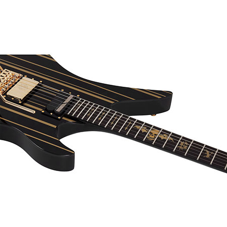 Synyster Gates Custom Floyd Sustainiac Black Gold Schecter