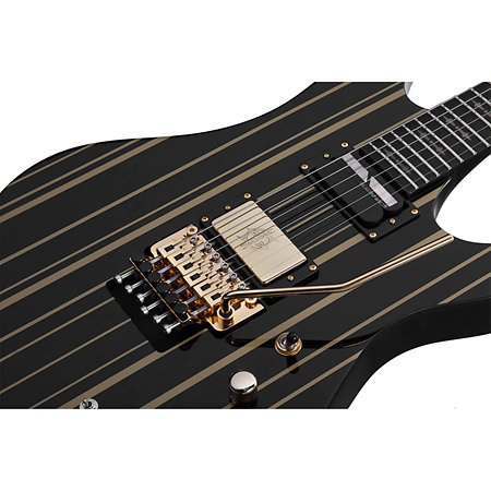 Synyster Gates Custom Floyd Sustainiac Black Gold Schecter