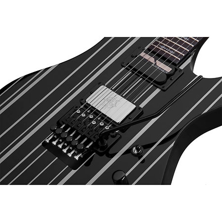 Schecter Synyster Gates Custom Floyd Sustainiac Black Silver