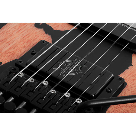 Synyster Gates Custom Relic FR Sustainiac Distressed Satin Black Schecter