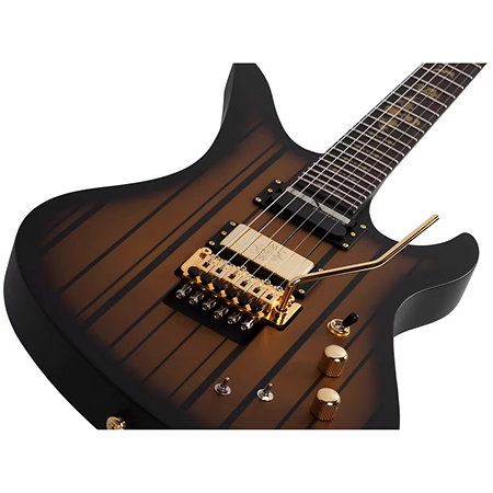 Synyster Gates Custom Floyd Sustainiac Satin Gold Burst Schecter