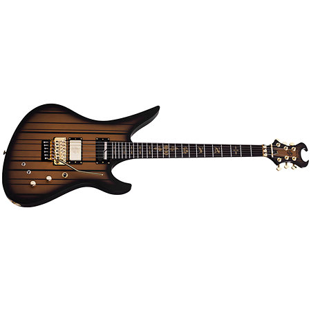 Synyster Gates Custom Floyd Sustainiac Satin Gold Burst Schecter