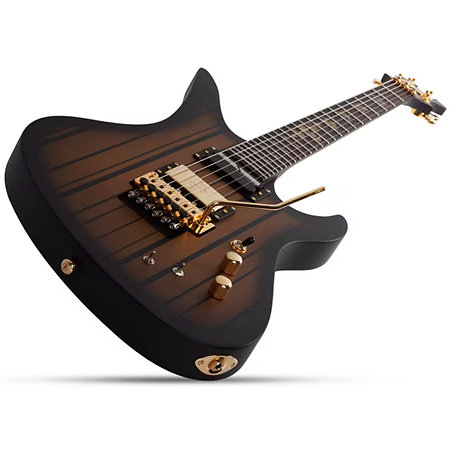 Synyster Gates Custom Floyd Sustainiac Satin Gold Burst Schecter