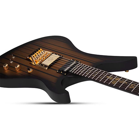 Synyster Gates Custom Floyd Sustainiac Satin Gold Burst Schecter