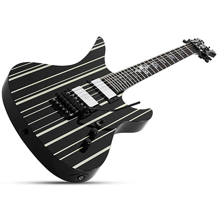 Synyster Gates Custom Floyd Black Silver Schecter