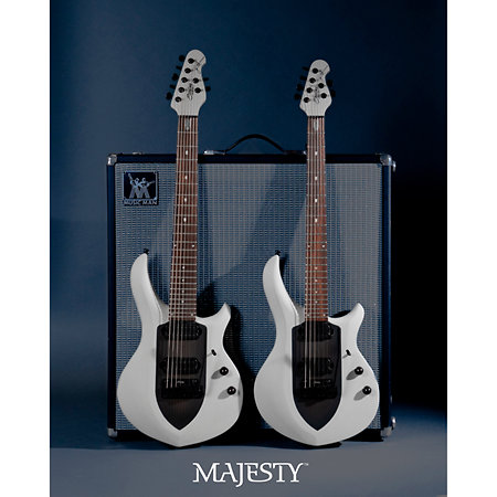 John Petrucci Majesty MAJ100 Chalk Grey Sterling by Music Man