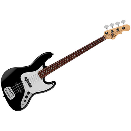 G&L Fullerton Deluxe JB Black Touche Palissandre