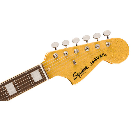 Classic Vibe 70s Jaguar Gold Sparkle Squier by FENDER