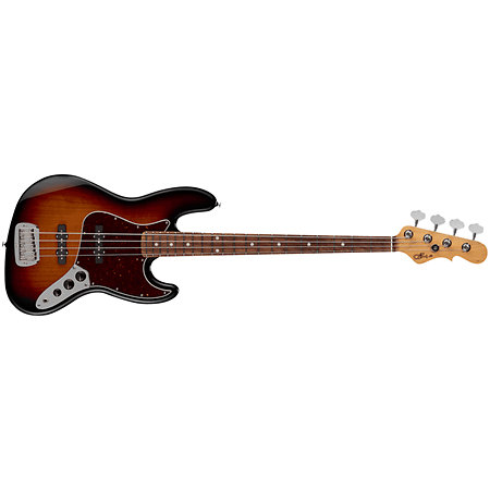 G&L Fullerton Deluxe Jazz Bass 3TS Touch Palissandre