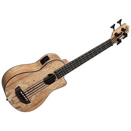 Kala Spalted Maple U-Bass + housse