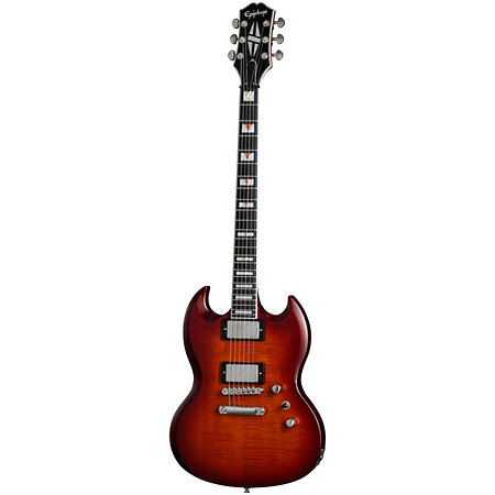 SG Modern Prophecy Aged Bengal Tiger Burst + Housse Epiphone