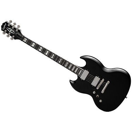 Epiphone SG Modern Prophecy LH Aged Jet Black Metallic Gaucher + Housse