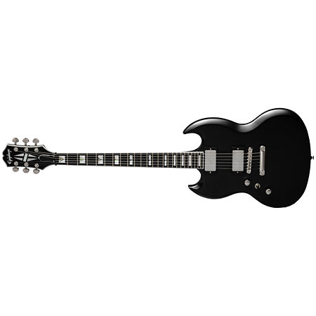 Epiphone SG Modern Prophecy LH Aged Jet Black Metallic Gaucher + Housse