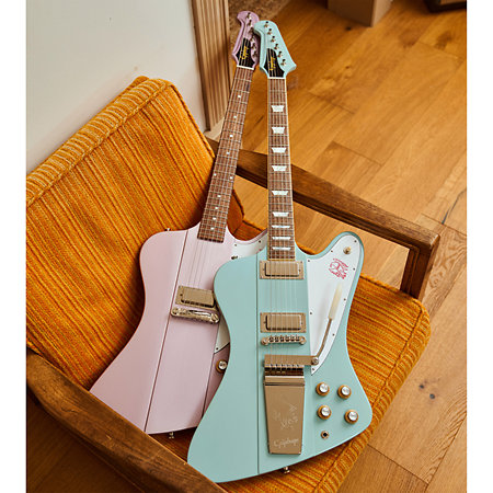 1963 Firebird V Frost Blue + Etui Epiphone