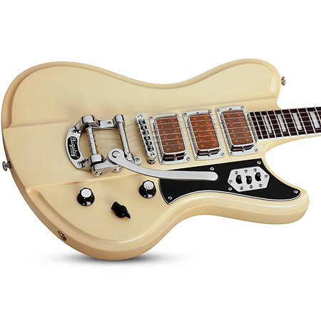 Ultra III Bigsby Ivory Pearl Schecter