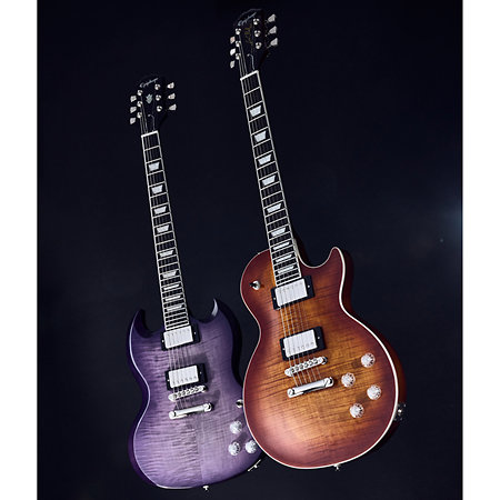 SG Modern Figured Purple Burst + Housse Epiphone