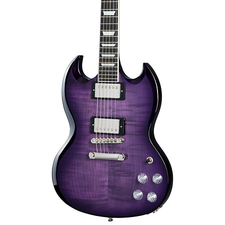 SG Modern Figured Purple Burst + Housse Epiphone