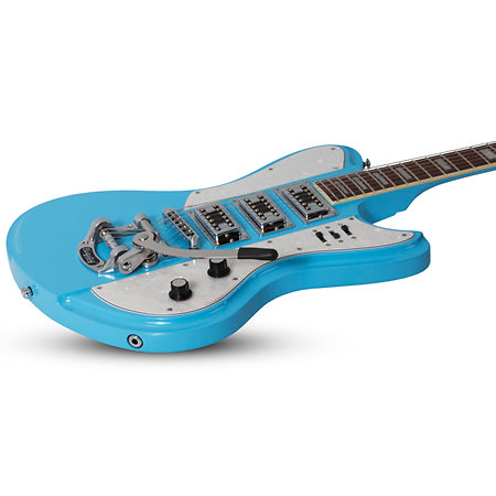 Ultra III Bigsby Vintage Blue Schecter