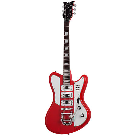 Ultra III Bigsby Vintage Red Schecter