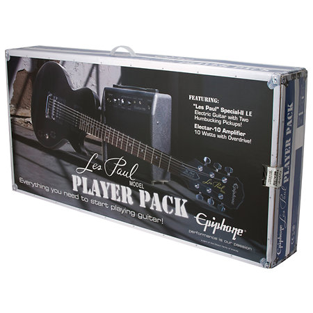 Les Paul Player Pack Ebony Epiphone